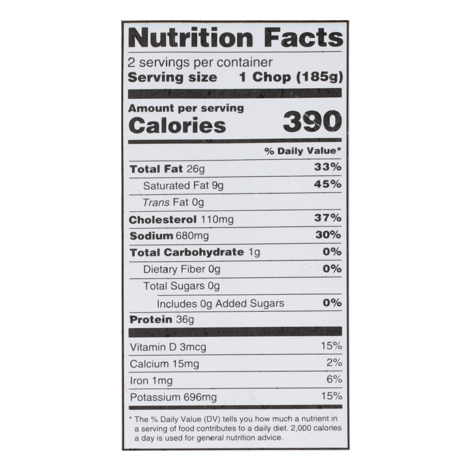 Nutritional Facts