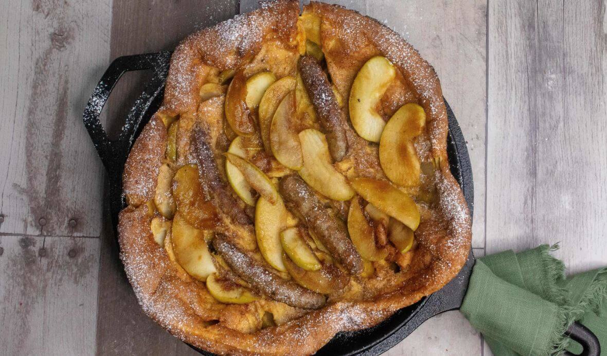 German Apple and Pork Breakfast Sausage Pancake - Niman Ranch
